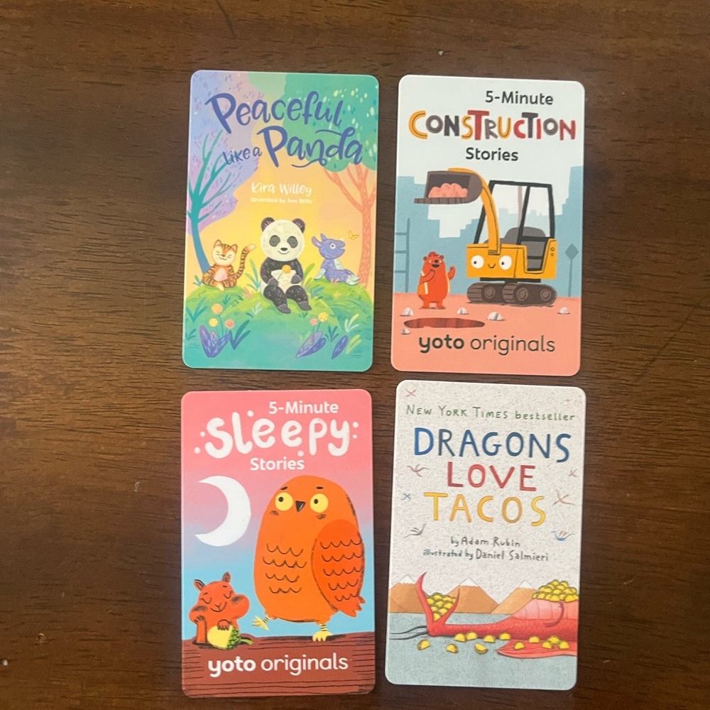 Lot of 4 Yoto Cards